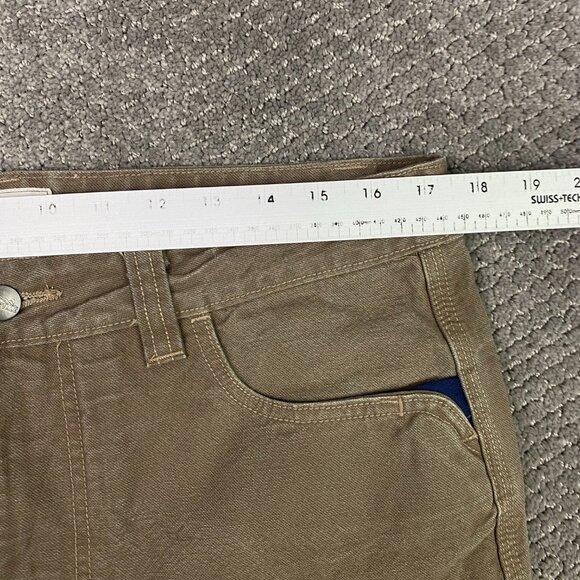 Edgevale Pants Men's 34 x 30 Fits 35 x 29 Brown Double Knee Work Cordura Fabric - Picture 12 of 16